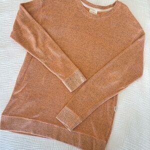 Women's Soft Knit Crew Neck Sweater - Coral